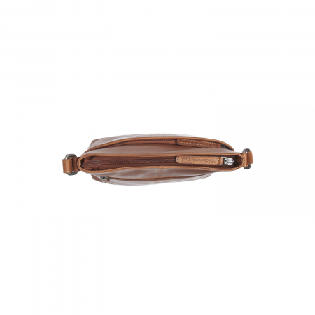 Geanta de umar unisex din piele naturala, The Chesterfield Brand, Navene, Maro coniac [2]