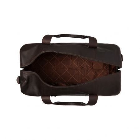 Geanta de voiaj de weekend, unisex The Chesterfield Brand, din piele naturala, Hudson, Maro inchis [1]