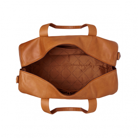Geanta de voiaj de weekend, unisex The Chesterfield Brand, din piele naturala, Hudson, Maro coniac [3]