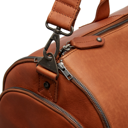 Geanta de voiaj si husa de haine 2 in 1, The Chesterfield Brand, piele naturala Finlay, Maro coniac [1]
