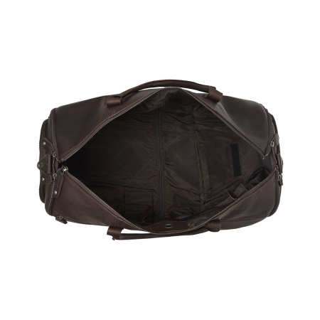 Geanta de voiaj si husa de haine 2 in 1, The Chesterfield Brand, piele naturala Finlay, Maro inchis [2]