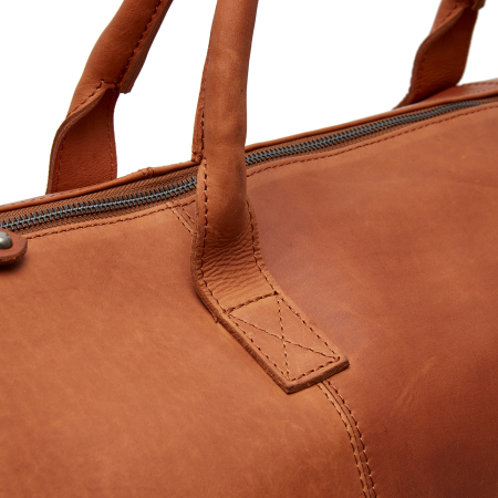 Geanta de voiaj si husa de haine 2 in 1, The Chesterfield Brand, piele naturala Finlay, Maro coniac [5]