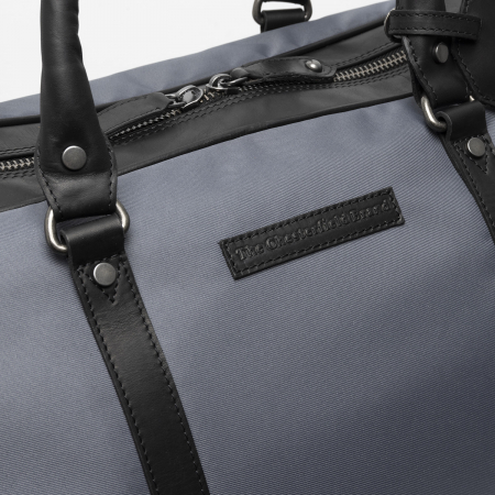Geanta de voiaj unisex, The Chesterfield Brand, din nylon si piele, Tornio, Gri [2]