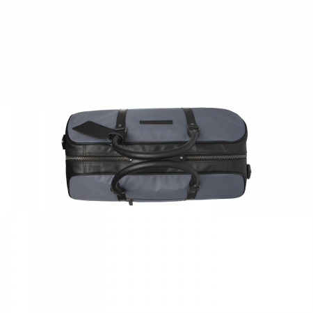 Geanta de voiaj unisex, The Chesterfield Brand, din nylon si piele, Tornio, Gri [5]