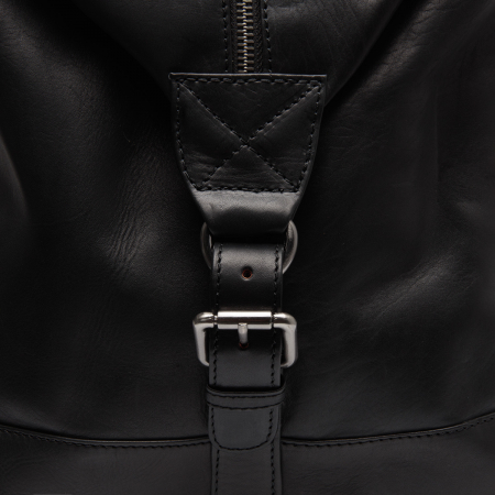 Geanta de voiaj unisex The Chesterfield Brand, din piele moale, Cavoli, Negru [3]