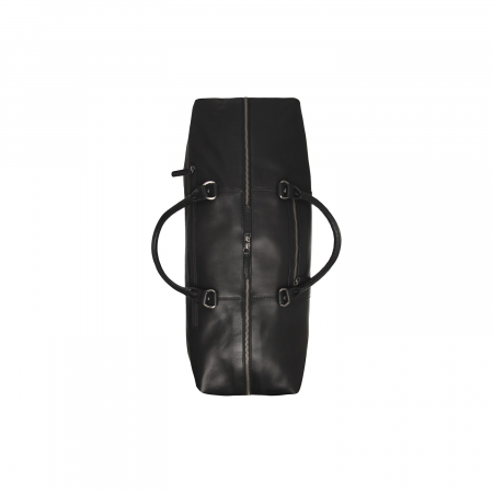 Geanta de voiaj unisex The Chesterfield Brand, din piele moale, Cavoli, Negru [4]