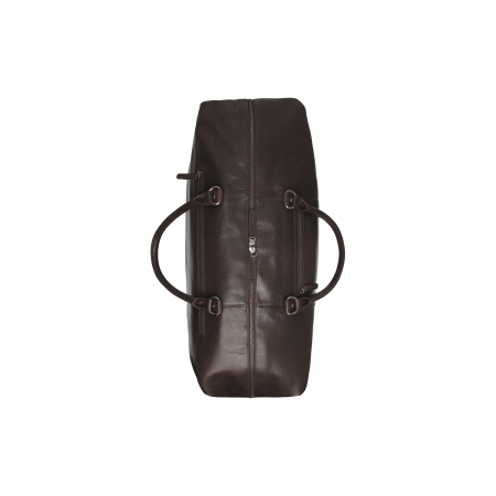 Geanta de voiaj unisex The Chesterfield Brand, din piele moale, Cavoli, Maro inchis [4]
