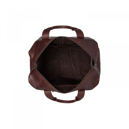 Geanta de voiaj unisex The Chesterfield Brand, din piele moale, Conor, Maro inchis [1]