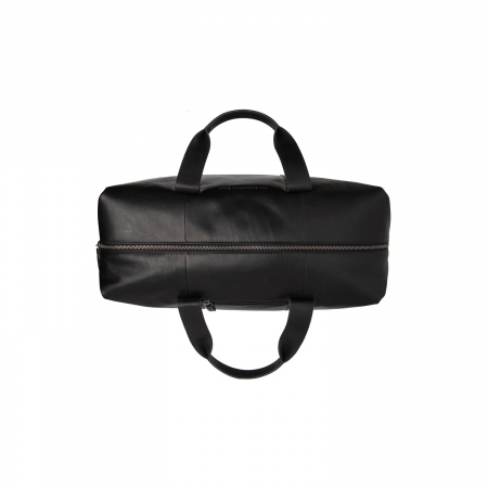 Geanta de voiaj unisex The Chesterfield Brand, din piele moale, Conor, Negru [8]