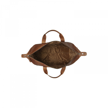Geanta de voiaj unisex The Chesterfield Brand, din piele moale, Conor, Maro coniac [10]