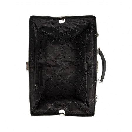 Geanta de voiaj cu compartiment pentru laptop, The Chesterfield Brand, din piele naturala, Corfu, Negru [2]