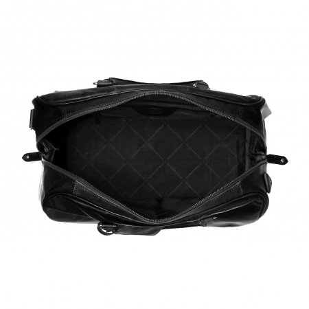 Geanta de voiaj unisex The Chesterfield Brand, din piele moale, Liam, Negru [3]