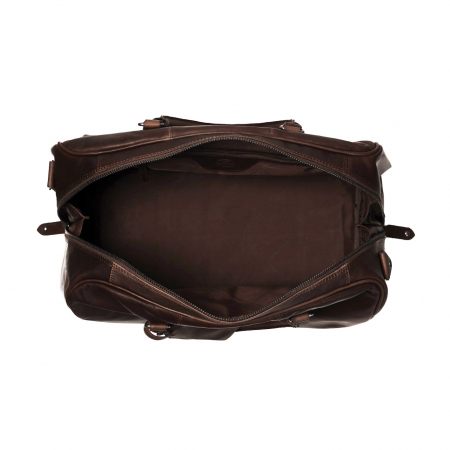 Geanta de voiaj unisex The Chesterfield Brand, din piele moale, Liam, Maro inchis [4]