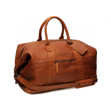 Geanta de voiaj unisex The Chesterfield Brand, din piele moale, Portsmouth, Maro coniac [4]