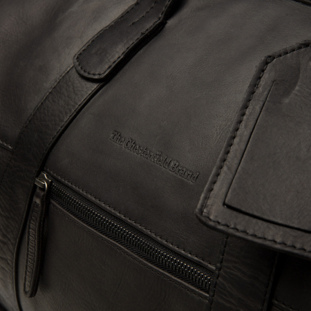 Geanta de voiaj unisex The Chesterfield Brand, din piele moale, Portsmouth, Negru [6]