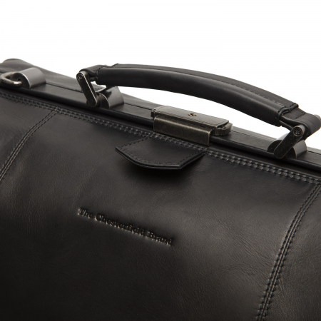 Geanta de voiaj unisex The Chesterfield Brand, din piele moale, Texel, Negru [1]