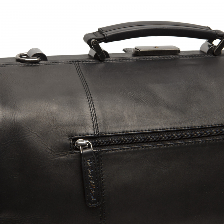 Geanta de voiaj unisex The Chesterfield Brand, din piele moale, Texel, Negru [2]