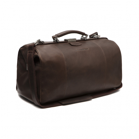 Genti calatorie - Geanta de voiaj unisex The Chesterfield Brand, din piele moale, Texel, Maro inchis