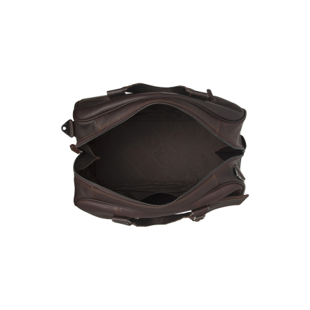 Geanta de voiaj unisex The Chesterfield Brand, din piele moale, Volenza, Maro inchis [1]