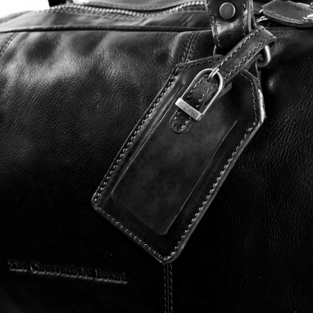 Geanta de voiaj unisex The Chesterfield Brand, din piele moale, William, Negru [6]