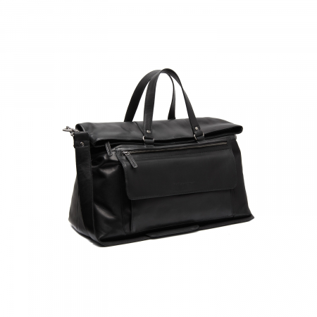 Genti voiaj - Geanta de voiaj unisex, The Chesterfield Brand, din piele naturala, Lazio, Negru