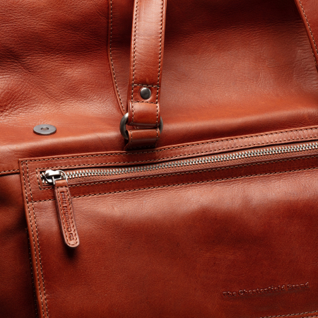 Geanta de voiaj unisex, The Chesterfield Brand, din piele naturala, Lazio, Maro coniac [3]