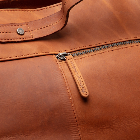 Geanta de voiaj unisex, The Chesterfield Brand, din piele naturala, Mark, Maro coniac [5]