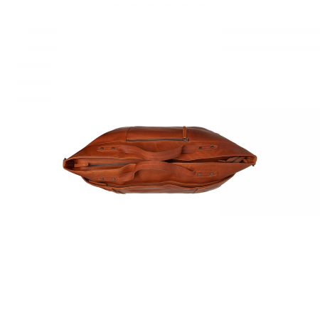 Geanta de voiaj unisex, The Chesterfield Brand, din piele naturala, Mark, Maro coniac [3]