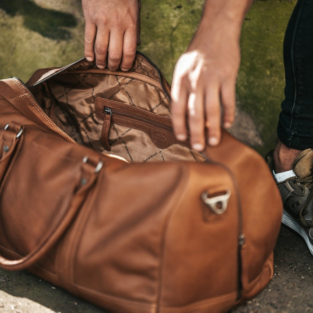 Geanta de voiaj unisex, The Chesterfield Brand , Perth, Maro coniac [2]