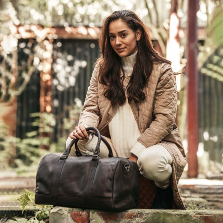 Geanta de voiaj unisex, The Chesterfield Brand , Perth, Maro coniac [10]