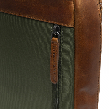 Geanta din nylon si piele, pentru barbati, The Chesterfield Brand, Salla, Verde olive [3]