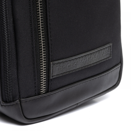 Geanta din nylon si piele, pentru barbati, The Chesterfield Brand, Salla, Negru [6]