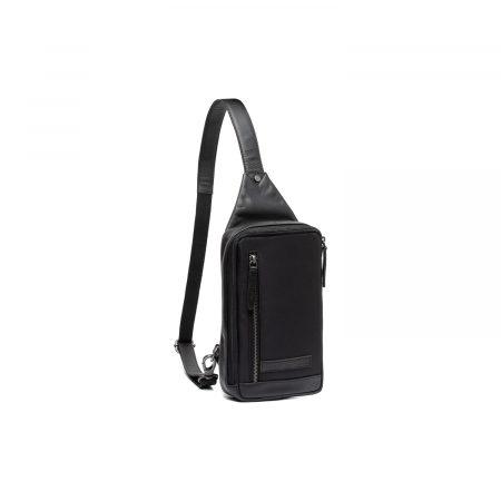 Geanta din nylon si piele, pentru barbati, The Chesterfield Brand, Salla, Negru [4]