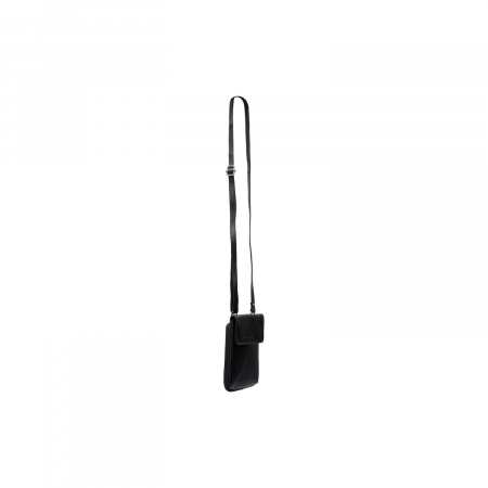 Geanta din piele naturala pentru telefon, The Chesterfield Brand, Langley, Negru [1]