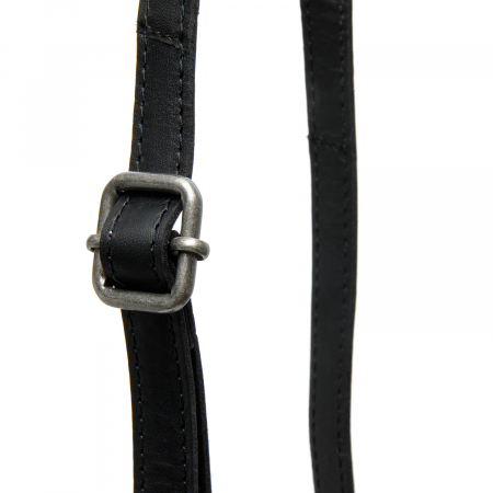 Geanta din piele naturala pentru telefon, The Chesterfield Brand, Langley, Negru [7]