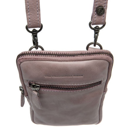 Geanta din piele naturala pentru telefon, The Chesterfield Brand, Salta, Liliachiu [6]