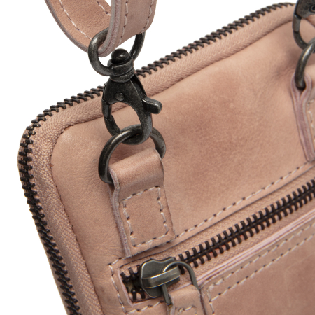 Geanta din piele naturala pentru telefon, The Chesterfield Brand, Salta, Vintage Rose [4]