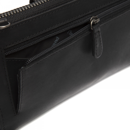 Geanta din piele naturala pentru telefon, The Chesterfield Brand, Taipei, Negru [3]