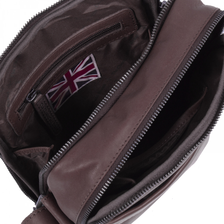 Geanta incapatoare, The Chesterfield Brand, din piele moale, Alva, Maro inchis [2]