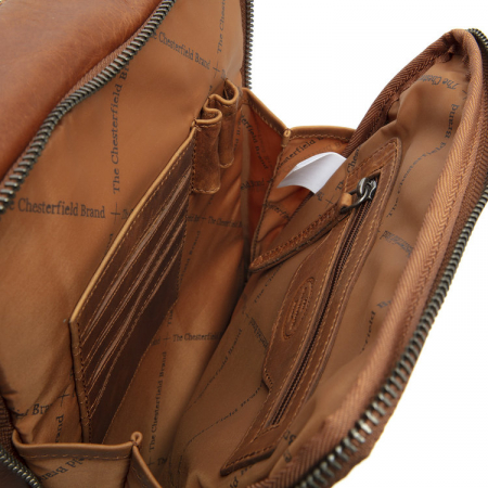 Geanta incapatoare, The Chesterfield Brand, din piele moale, Alva, Maro coniac [3]