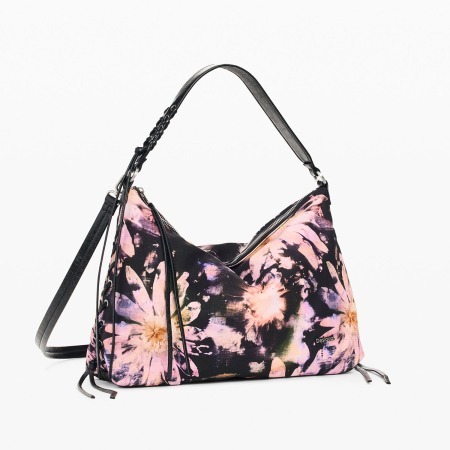 Genti de zi - Geanta mare de dama Desigual, seria Bloomland Leiri, Multicolor