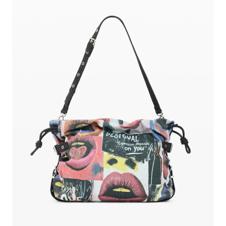 Geanta mare de dama Desigual, seria Graffiato Blue, Multicolor [1]