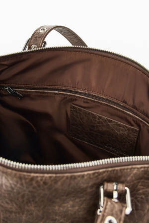 Geanta mare shopper dama, Desigual, seria Half Logo Lanuza - Maro inchis [5]