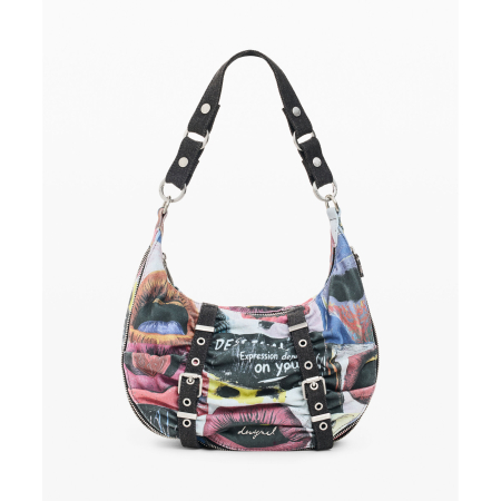 Geanta medie de dama Desigual, seria Graffiato Blue, Multicolor [3]