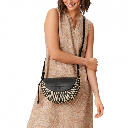 Genti de zi - Geanta messenger s.Oliver, Bast Look, Negru