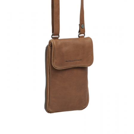 Geanta din piele naturala pentru telefon, The Chesterfield Brand, Anderson, Maro coniac [1]