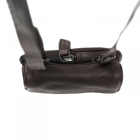 Geanta din piele naturala pentru telefon, The Chesterfield Brand, Anderson, Maro inchis [7]
