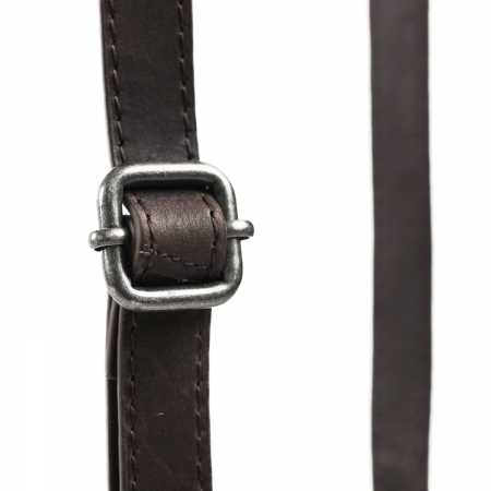 Geanta din piele naturala pentru telefon, The Chesterfield Brand, Anderson, Maro inchis [6]
