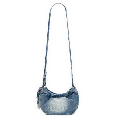 Geanta mica de dama, crossbody, Desigual, Denim Mini, Albastru [5]
