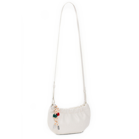 Geanta mica de dama, crossbody, Desigual, La Rouge Mini, Alb [7]